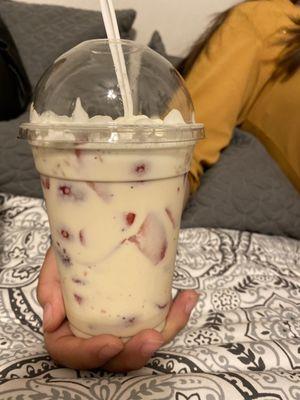 Fresas con crema