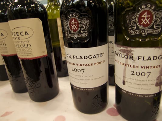 Taylor Fladgate Port Wine The LBV 2007 is very accessible yet complex: we tasted ripe dark fruit, anise, licorice, and olive.