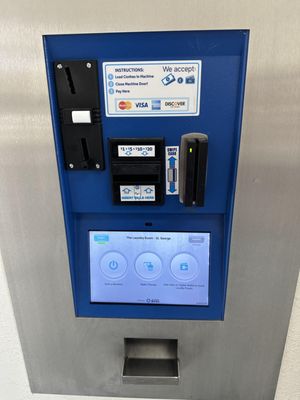 Very convenient payment system. You are able to pay with card, cash, or coin.