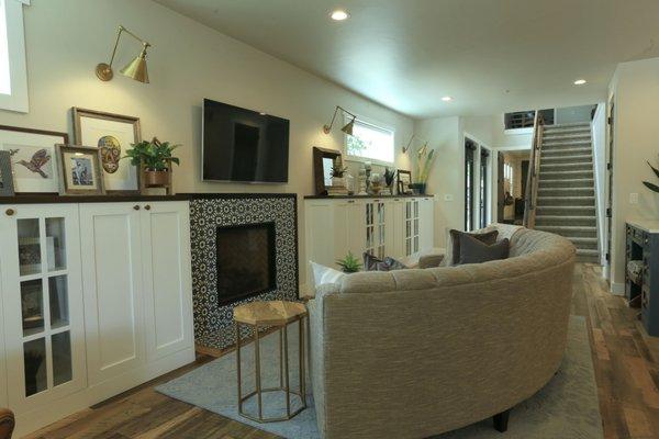 Living Room Remodel and Cabinetry in Loveland.