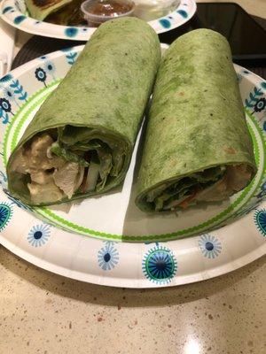 Chicken Caesar wrap