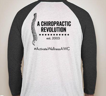 We love referrals!  Bring a guest with you to the office and get this AMAZING t-shirt!! 10/26 only from 3-6pm!! #ActivateWellnessAWC