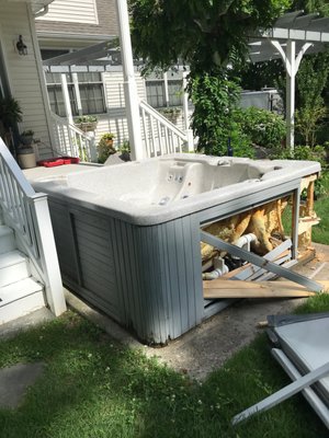 Hot Tub Removal