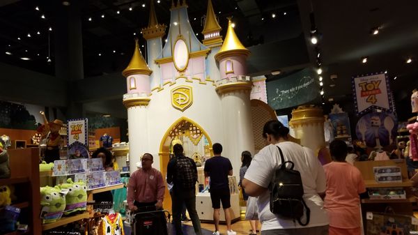 Castle inside the Times Square Disney Store