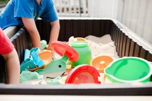 Outdoor sand table!