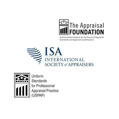 Member of the International Society of Appraisers and recognized by The Appraisal Foundation to provide USPAP-compliant reports.