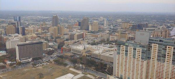 San Antonio, Texas from the Tower of Americas.