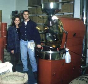 Kaldi's founders, Tracey and Alex Torello, circa 1995