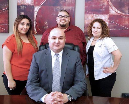 Attorney JJ Rivera and staff.