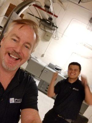 Ricoh PRO 8200 Installation at a major hospital in Los Angeles, along with 85 more machines... Good Times at Pacific Connecteq!