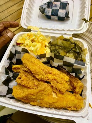 Louisiana Fried Fish Dinner