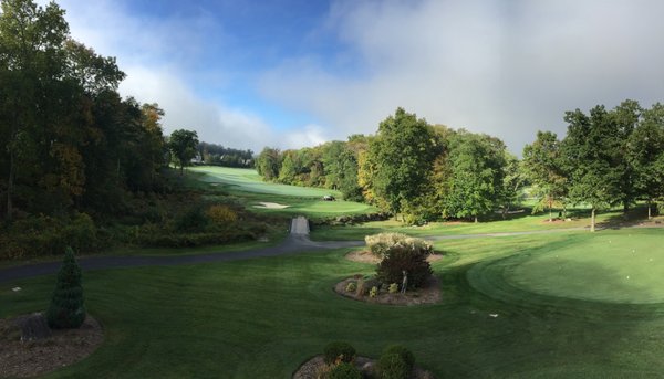 Overlooking the 18th Hole.