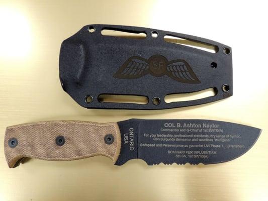 Engraved items make great gifts.