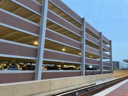 Parking garage.