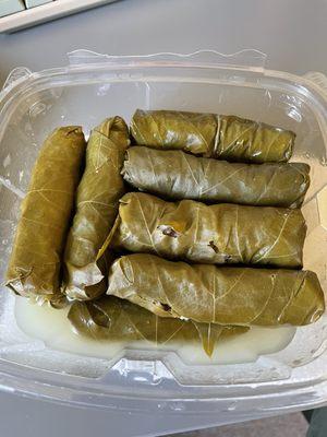 Stuffed grape leaves