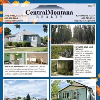 We have some of the largest ads / listing in the Great Falls home guide & always feature a new listing