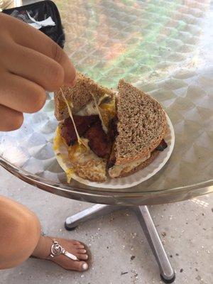 Bacon Egg and Cheese Sandwich