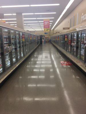 One of the freezer aisles.