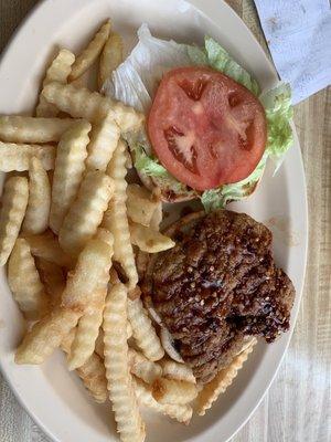 Honey hot chicken sandwich.