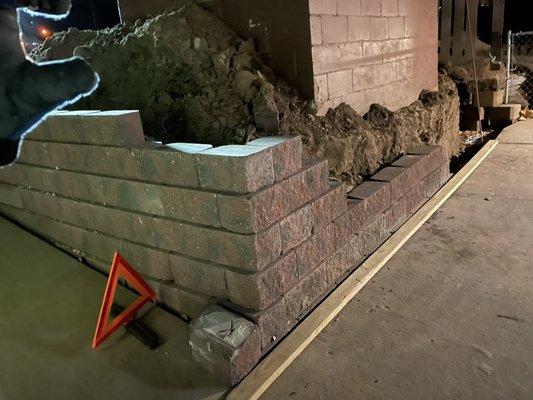 Structural Retaining Wall