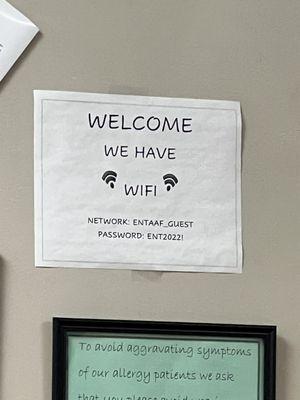 WiFi available