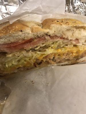 Turkey, Cheddar, Tomatoes Lettuce with Mayo on a Roll ($4.00)