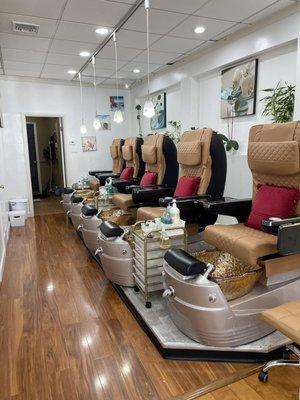 Brand new pedicure chairs