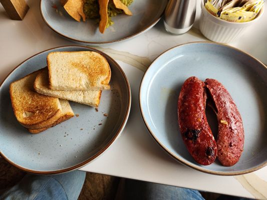 White Toast and a Side of Sausage