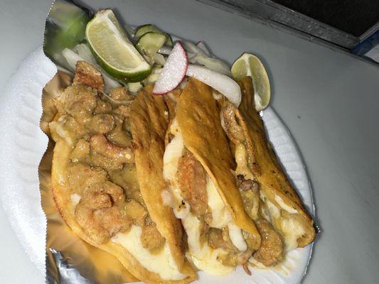 Tacos de chicharrón