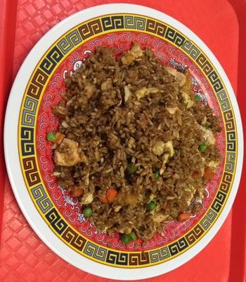 Chicken Fried Rice- comes with peas, carrots and green onions.