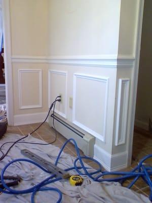 Custom wall moldings