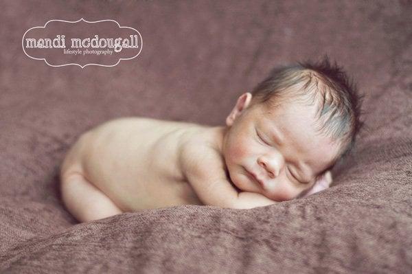 recent newborn session