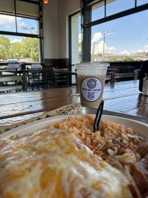 Enchiladas E.Verdes Horchata Cold Brew