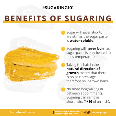 Sugaring is painless and more beneficial than waxing