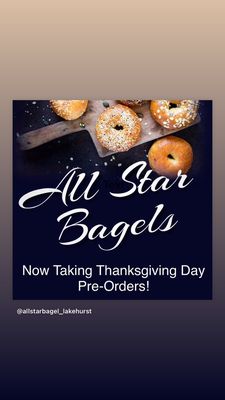 Thanksgiving Day Pre-Order