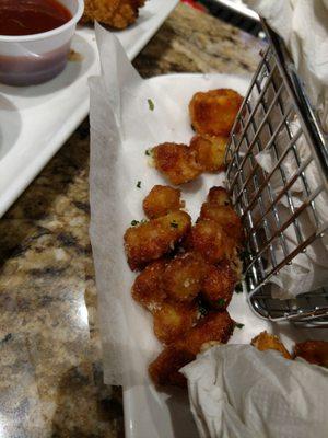 Shitty cheese curds.  They are so tiny.