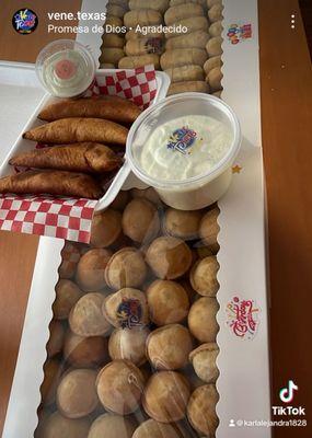 Empanadas, Pastelitos, Tequeños and Famous Venezuelan Garlic Sauce