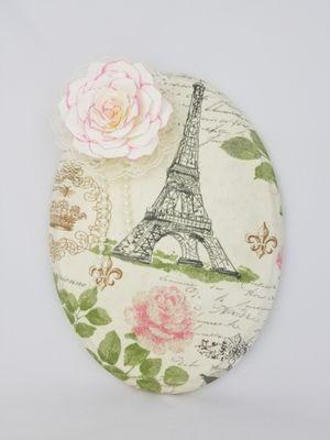 Paris floral wall decor