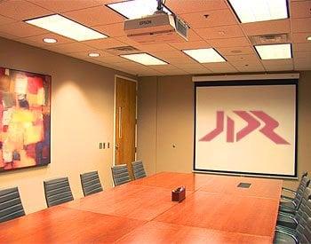 Our largest of 4 conference rooms. Seats 20-25 around a table or theater style.