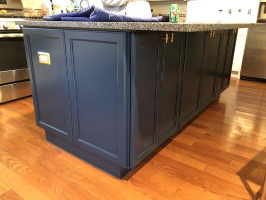 Kitchen Cabinet Refinishing- Wilmette, IL.