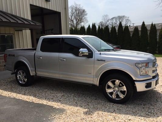 2016 Ford F-150 with 5% Suntek window film