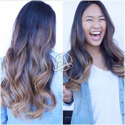 Balayage highlights