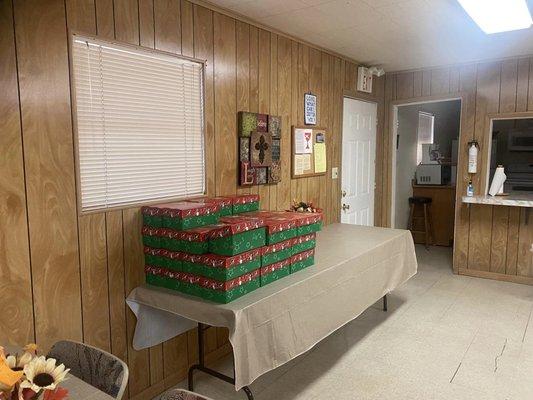 Operation Christmas Child Shoeboxes