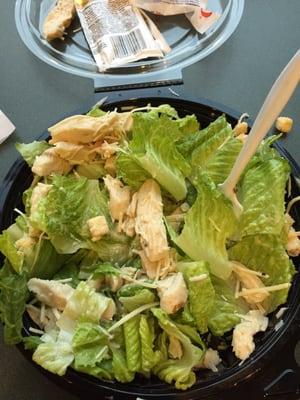 Costco salad is about best lunch choice here