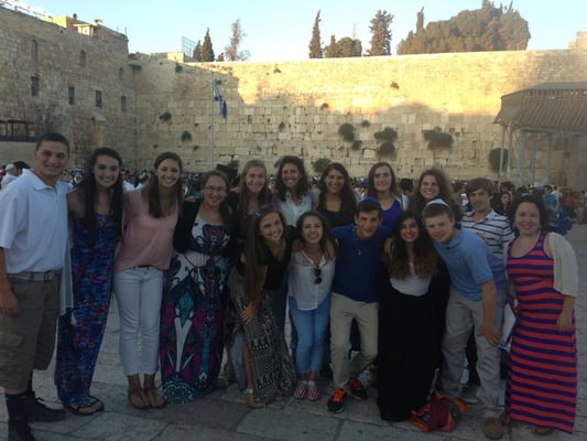 Teens on our Israel trip