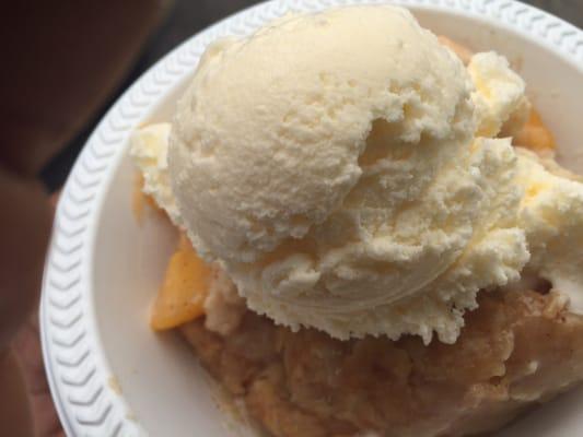 Peach cobbler