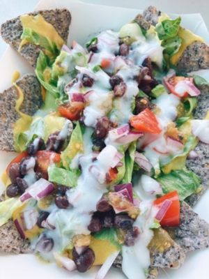 Loaded Vegan Nachos, GF, corn free option