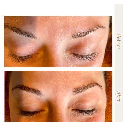 Eyebrow lamination + Eyebrow Tint + Eyelash Tint