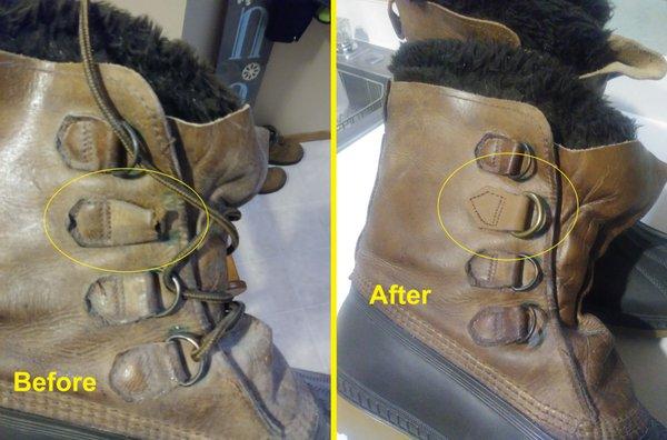 Before and After repair!