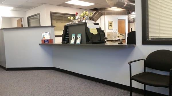 Front desk for services